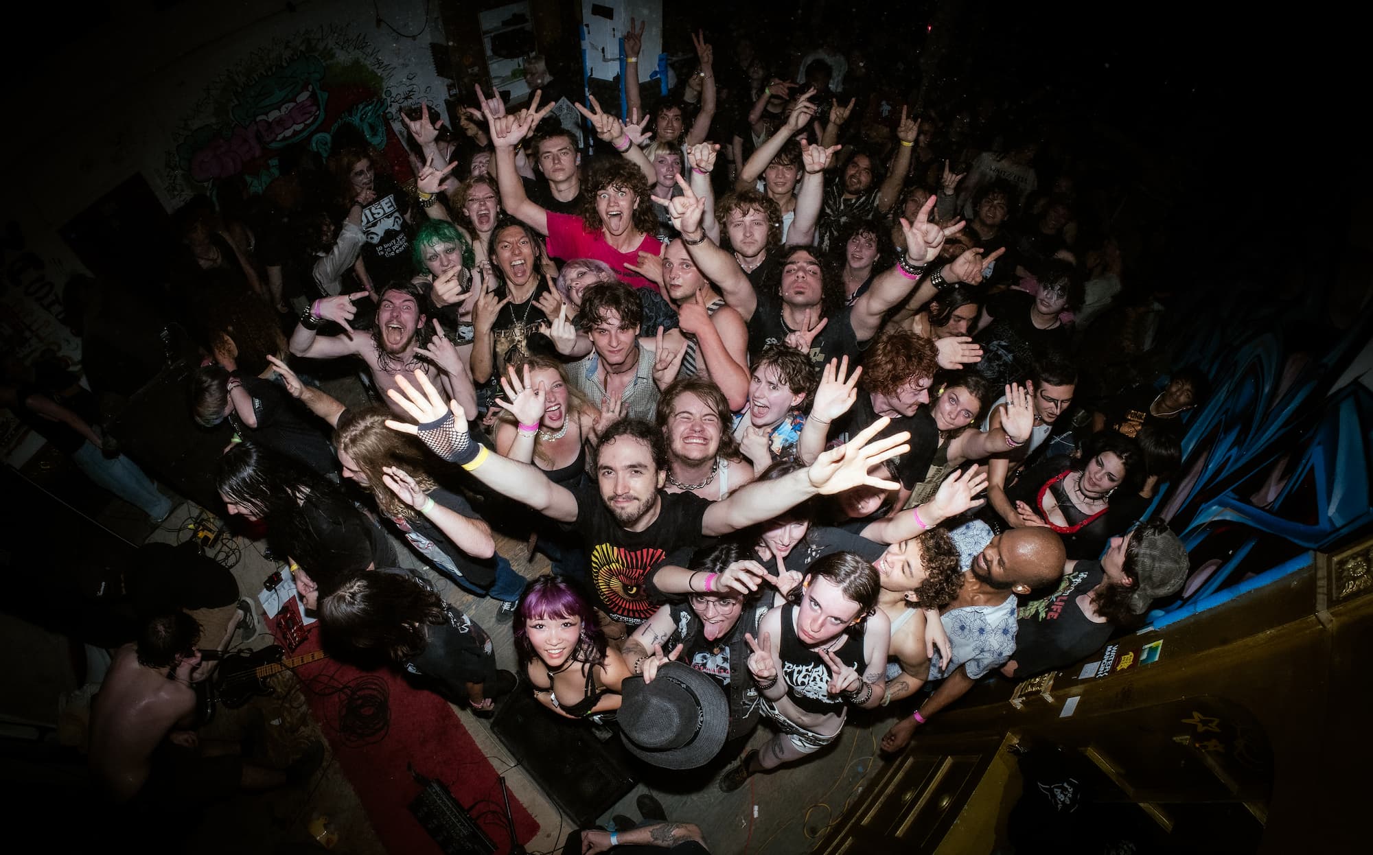 A big crowd at Grey Lab.